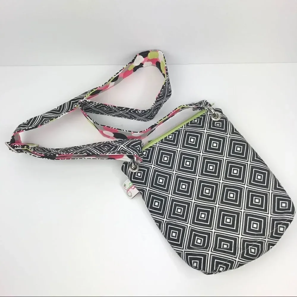 Artisan Hand Crafted Colorful Fabric Crossbody Bag NWT